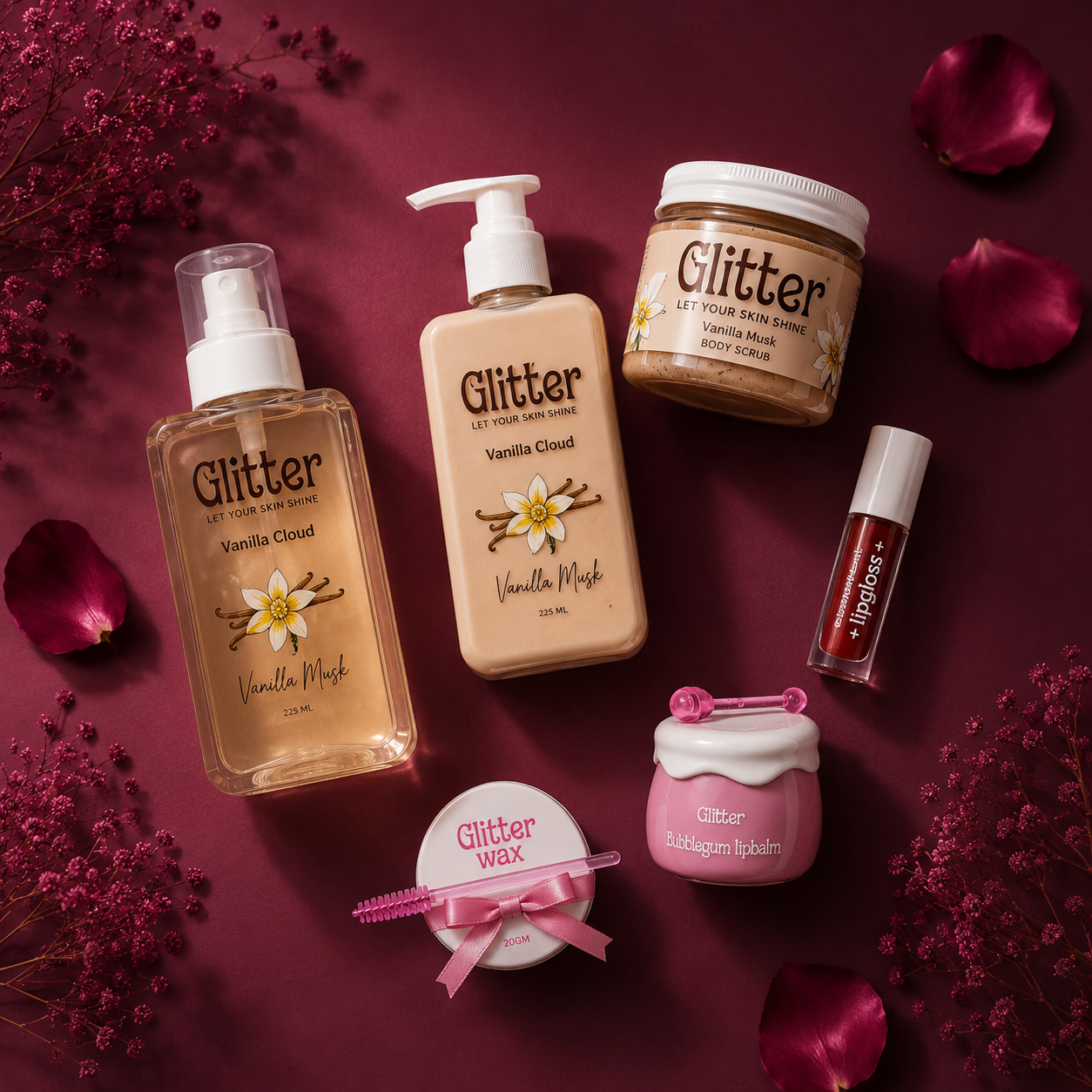 Vanila CloudBundle+ glitter wax for free