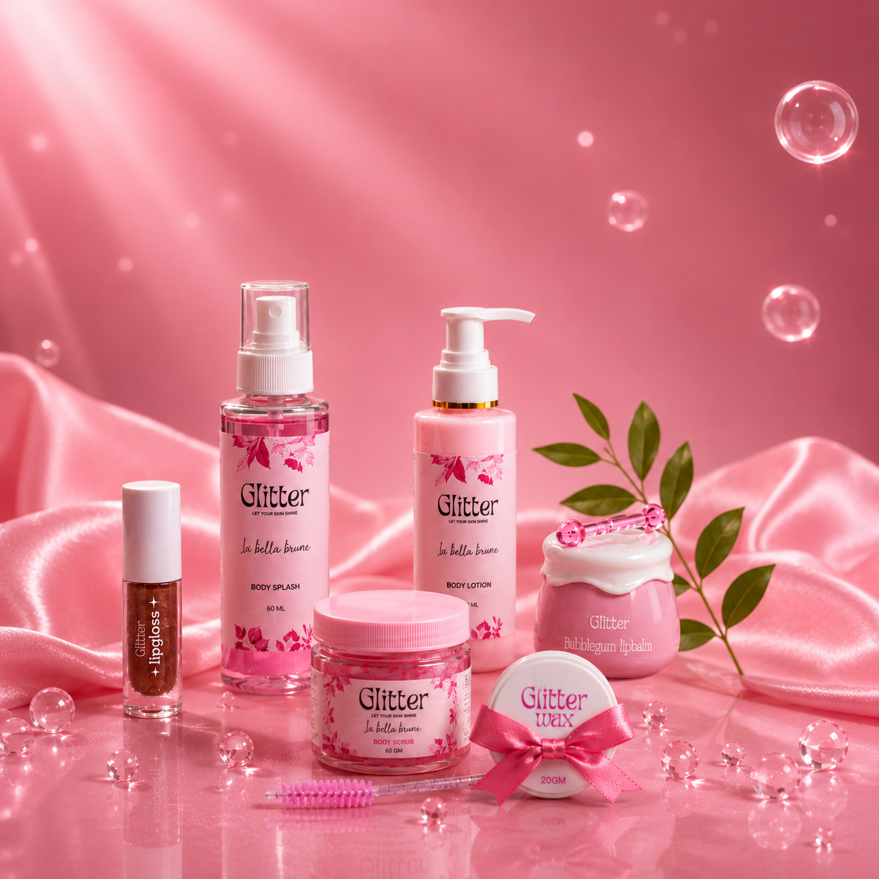 LA BElla Brume unltimate Bundle+glitter Wax for free